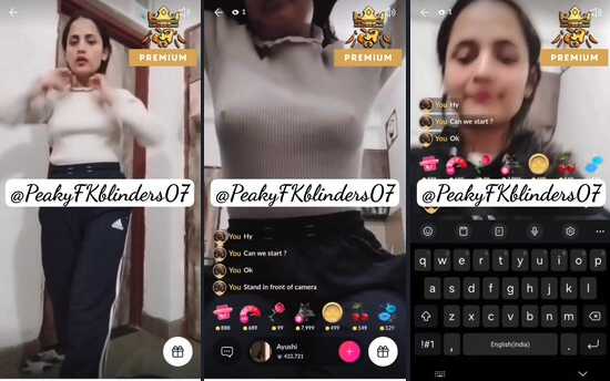 Aayushi Tango Nude Private Show Video